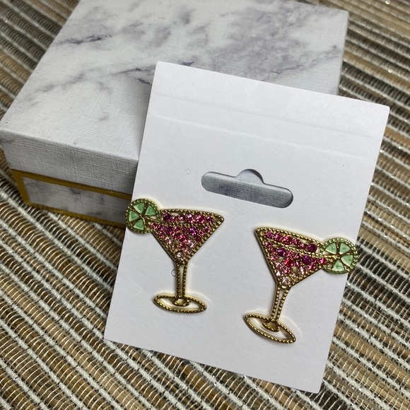BaubleBar Jewelry Martini W Lime Earrings New Boutique Style Poshmark